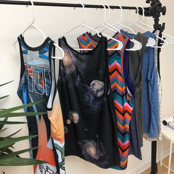 [Set of 7] Men’s Size Small Tank Tops - Nike, Patagonia, Alternative Apparel - Picture 3 of 3